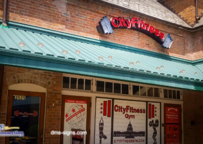 City Fitness with Exposed Neon needs neon repair