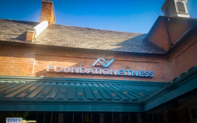 Channel Letter Fitness Sign with Exposed Neon-Alternative installed at Cleveland Park, Washington DC