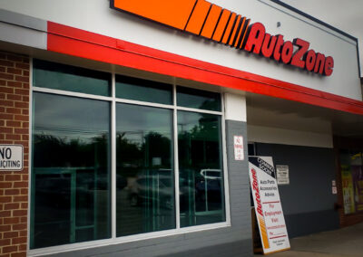 Autozone Illuminated Channel Letters in Towson, MD