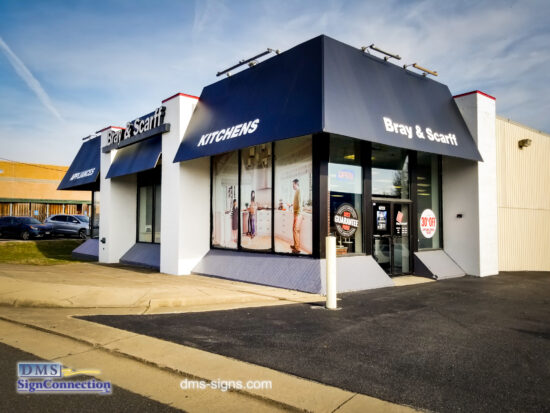 Bray & Scarff New awning at the Alexandria, VA location