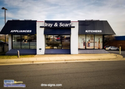 Bray & Scarff New Channel Letters at the Alexandria, VA location