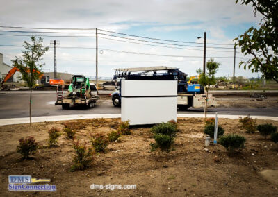 Volkswagen Architectural Monument Sign installed in Sparrows Point MD