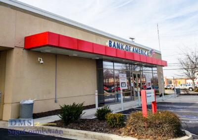 Bank Of America Clarksville ReBranding Channel Letters Shelf Look