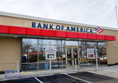 Bank Of America Clarksville ReBranding Channel Letters Shelf Look