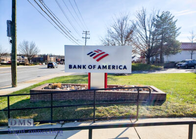 Bank Of America Leesburg East Rebranding Monument Sign