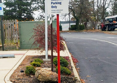 Bank Of America Leesburg East Rebranding Custom Parking Sign