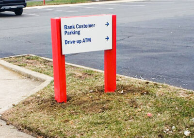 Bank Of America Leesburg East Rebranding Architectural Wayfinding