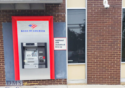 Bank Of America Leesburg East Rebranding ATM sign