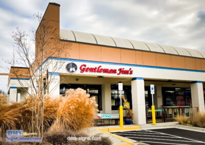 Channel Letter for Gentleman Jim's Restaurant and Bar Gaithersburg MD