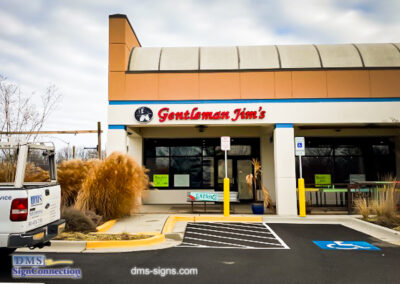 Channel Letter for Gentleman Jim's Restaurant and Bar Gaithersburg MD