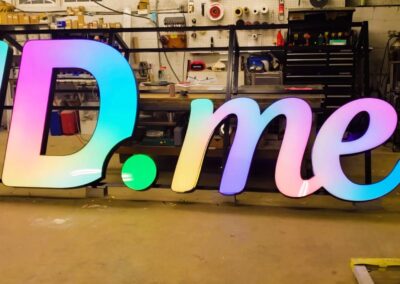 ID.ME McLean VA RGB Illuminated Channel Letters