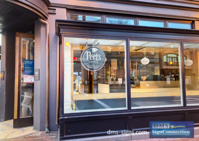 Capital One Georgetown Peets Coffee Illuminated Window Sign