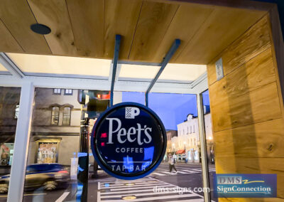 Capital One Georgetown Peets Coffee Illuminated Window Sign