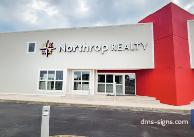 Creig Northrop-Northrop Realty-Bethany Beach - Channel Letters - Building Illuminated Sign